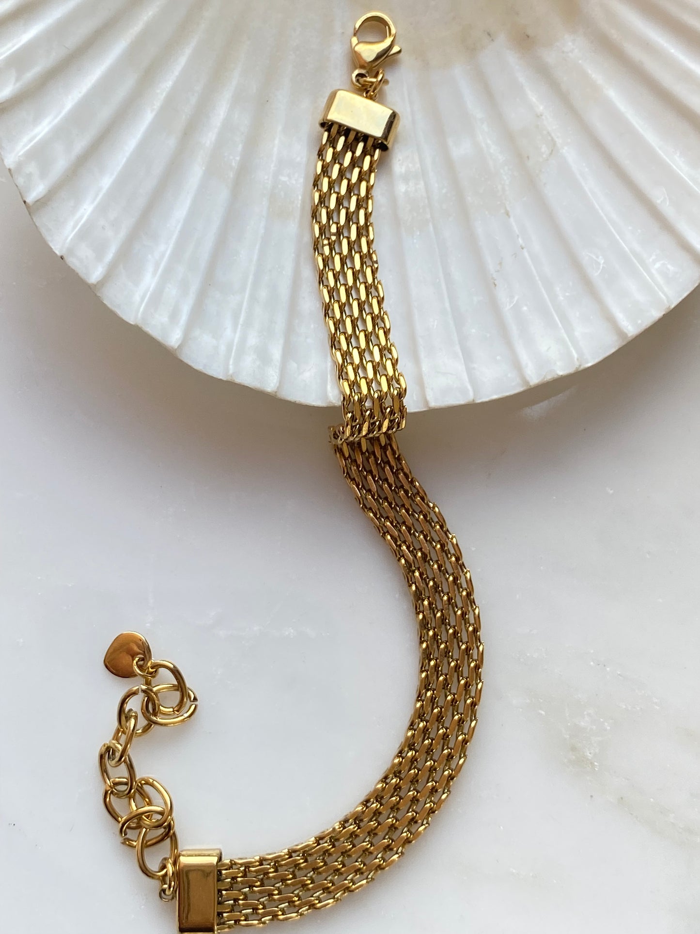 Pulseira malha larga