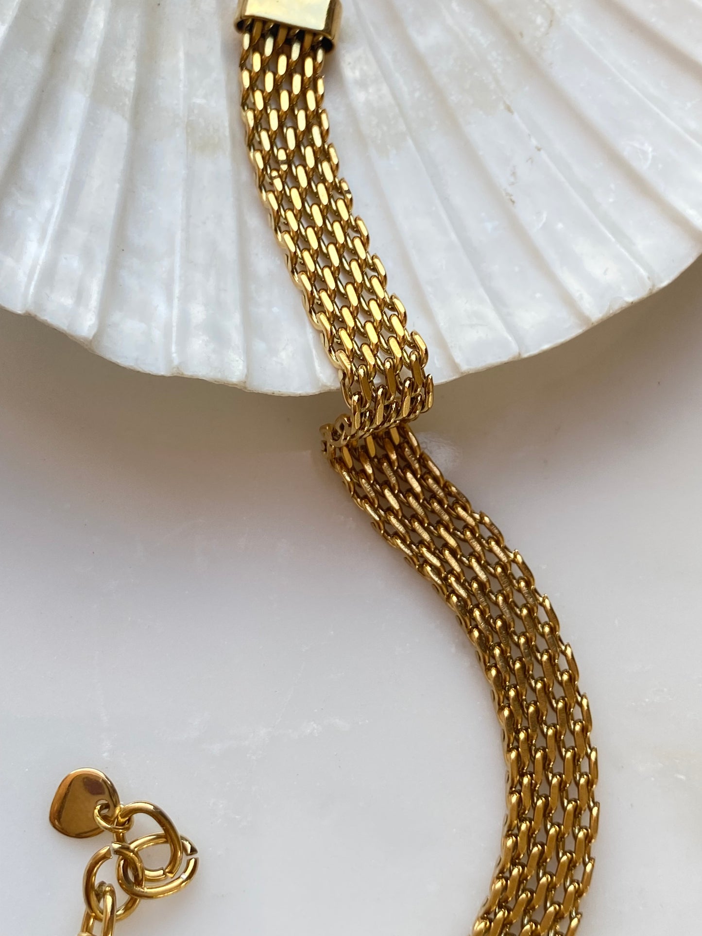 Pulseira malha larga