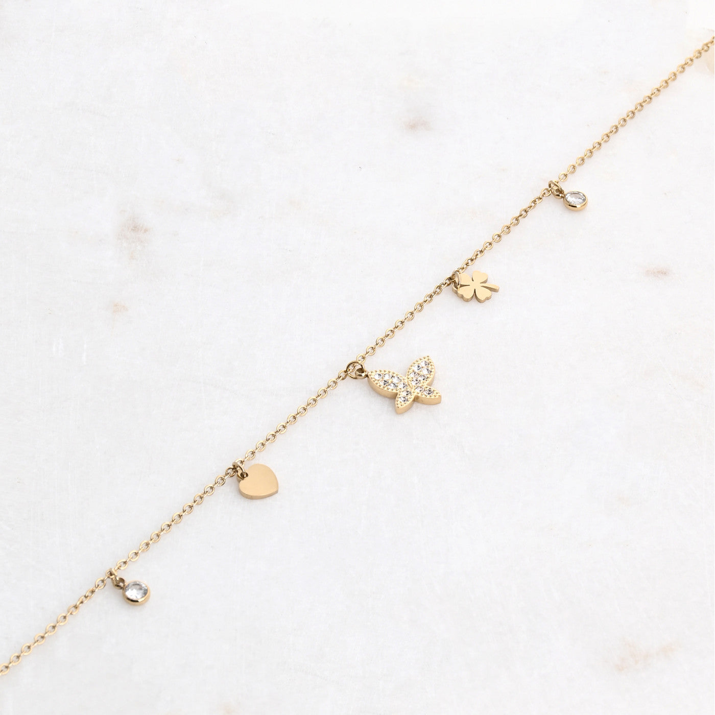 Pulseira tornozelo Borboleta