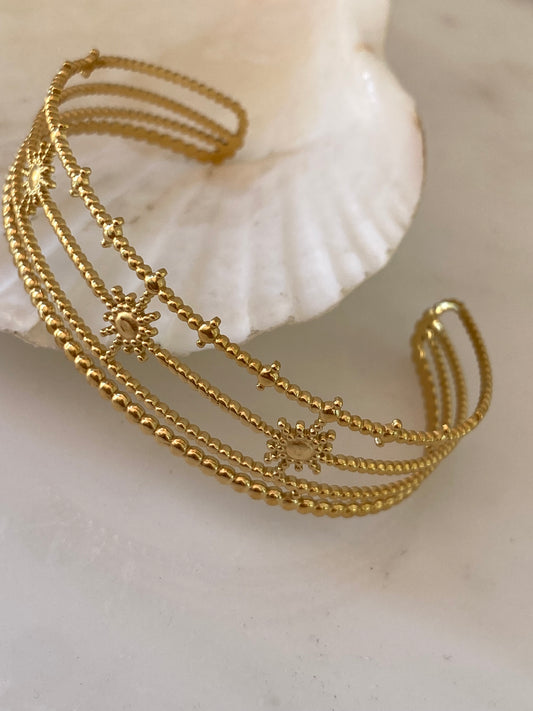 Pulseira rígida Sol