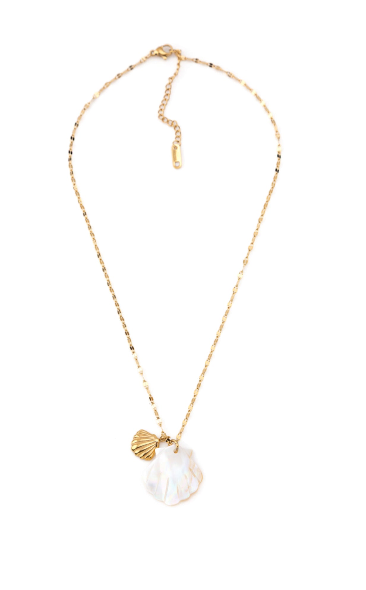 Colar Concha Madrepérola e conchinha