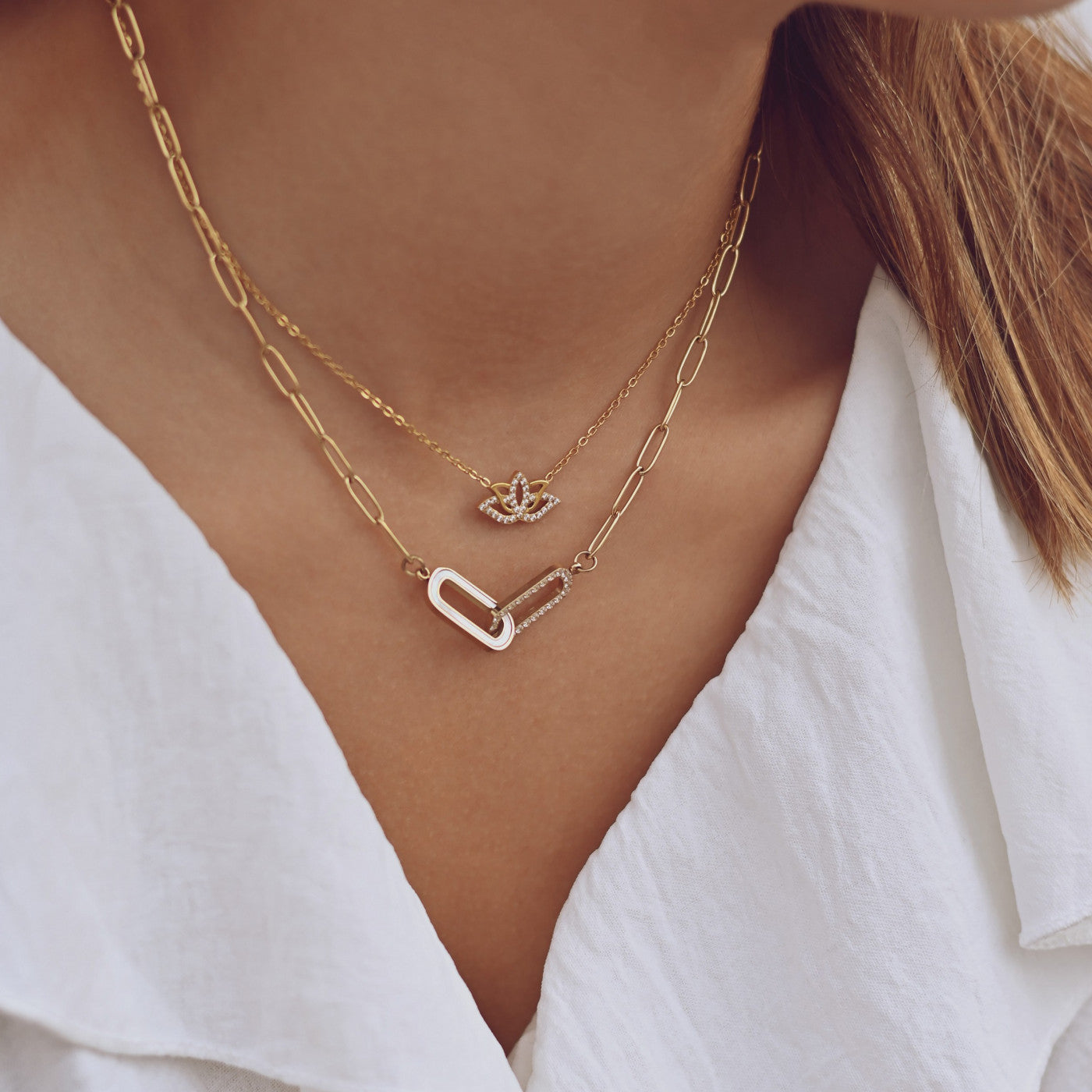 Colar Flor de lótus