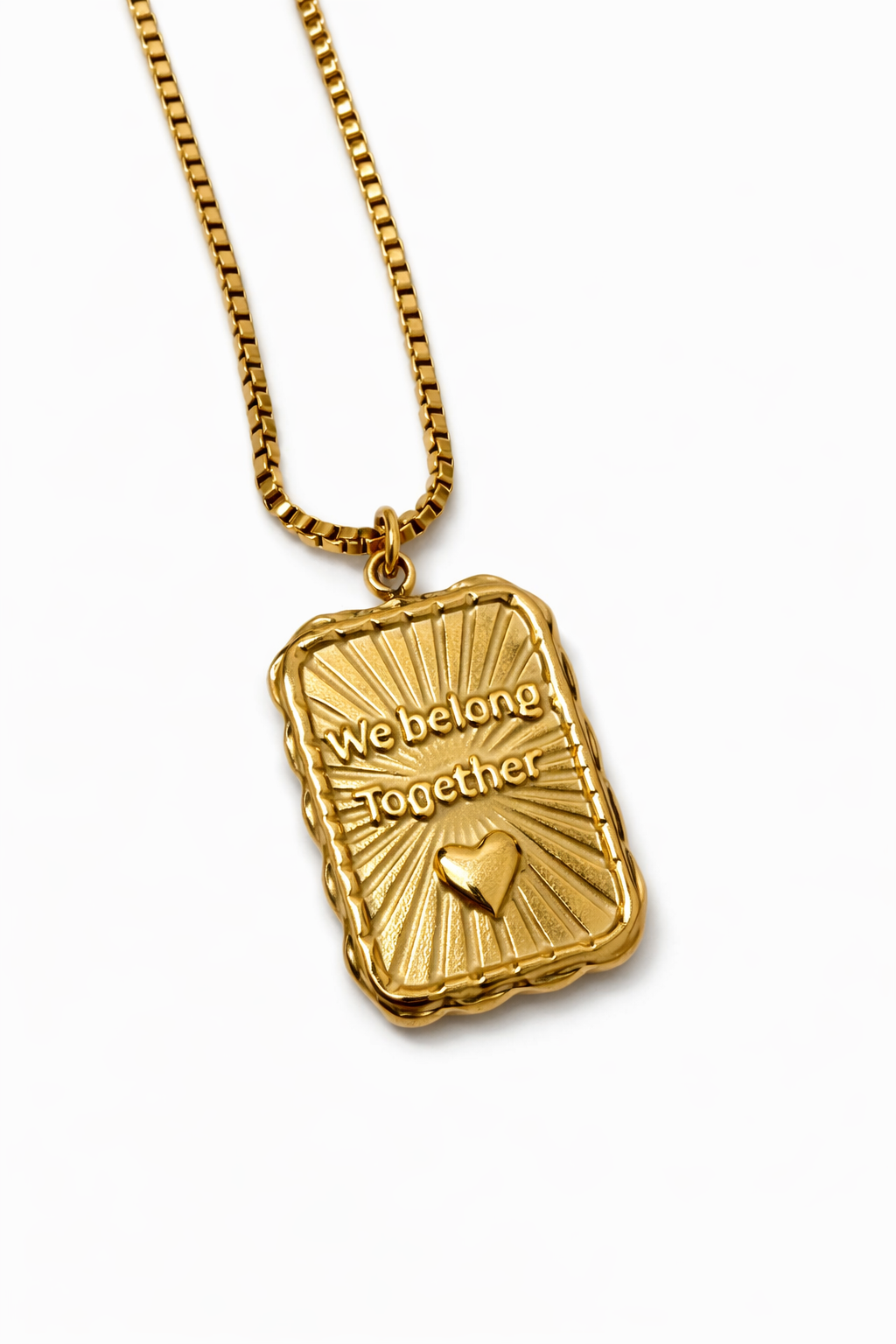 Colar Medalha Rosa madrepérola