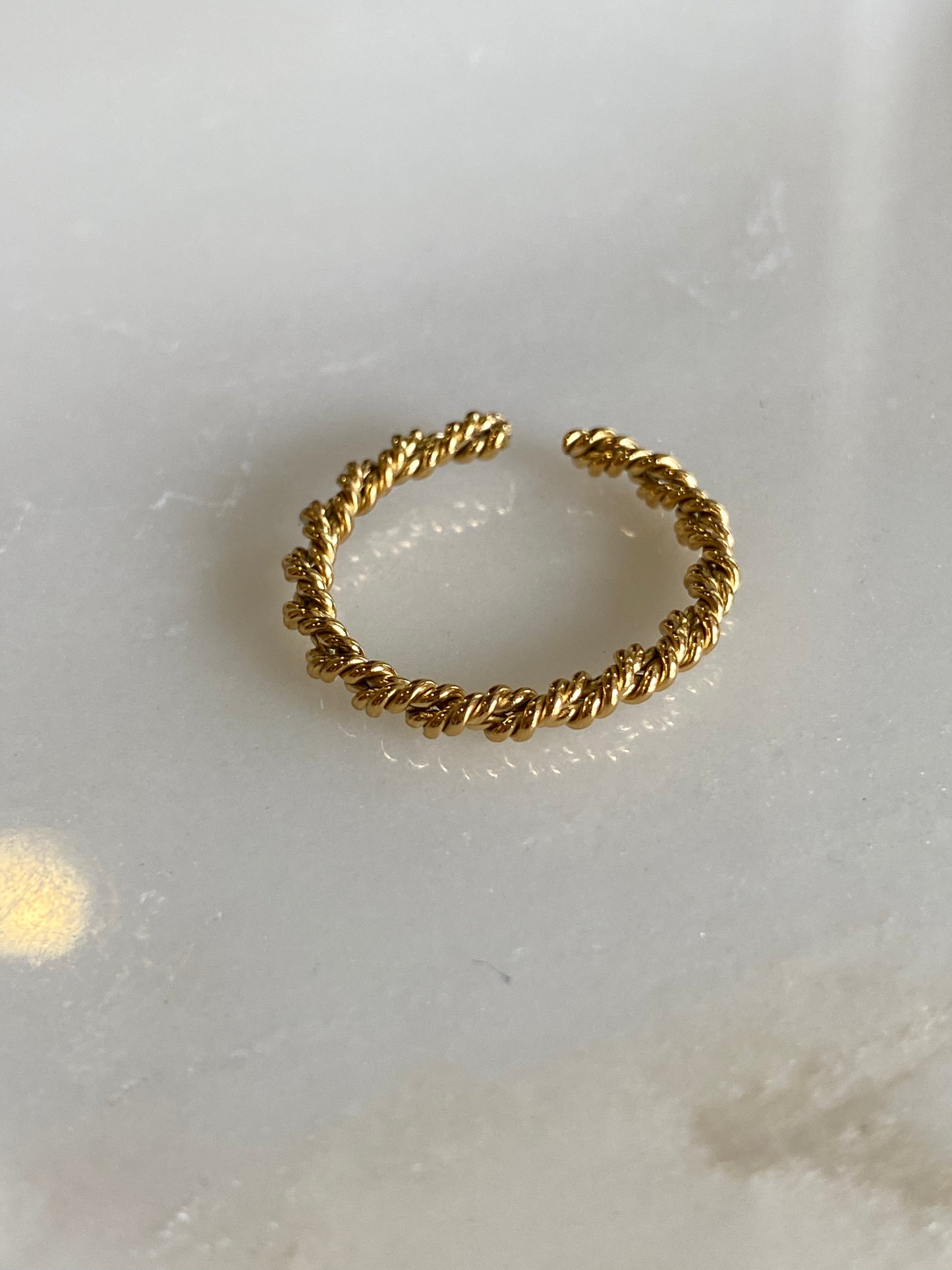 Anel entrelançado matte