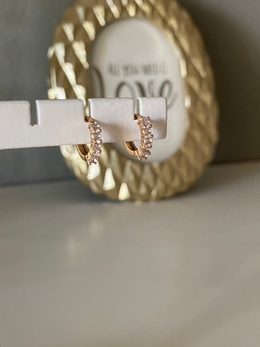 Míni argolas zirconia