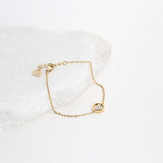 Pulseira medalha coração