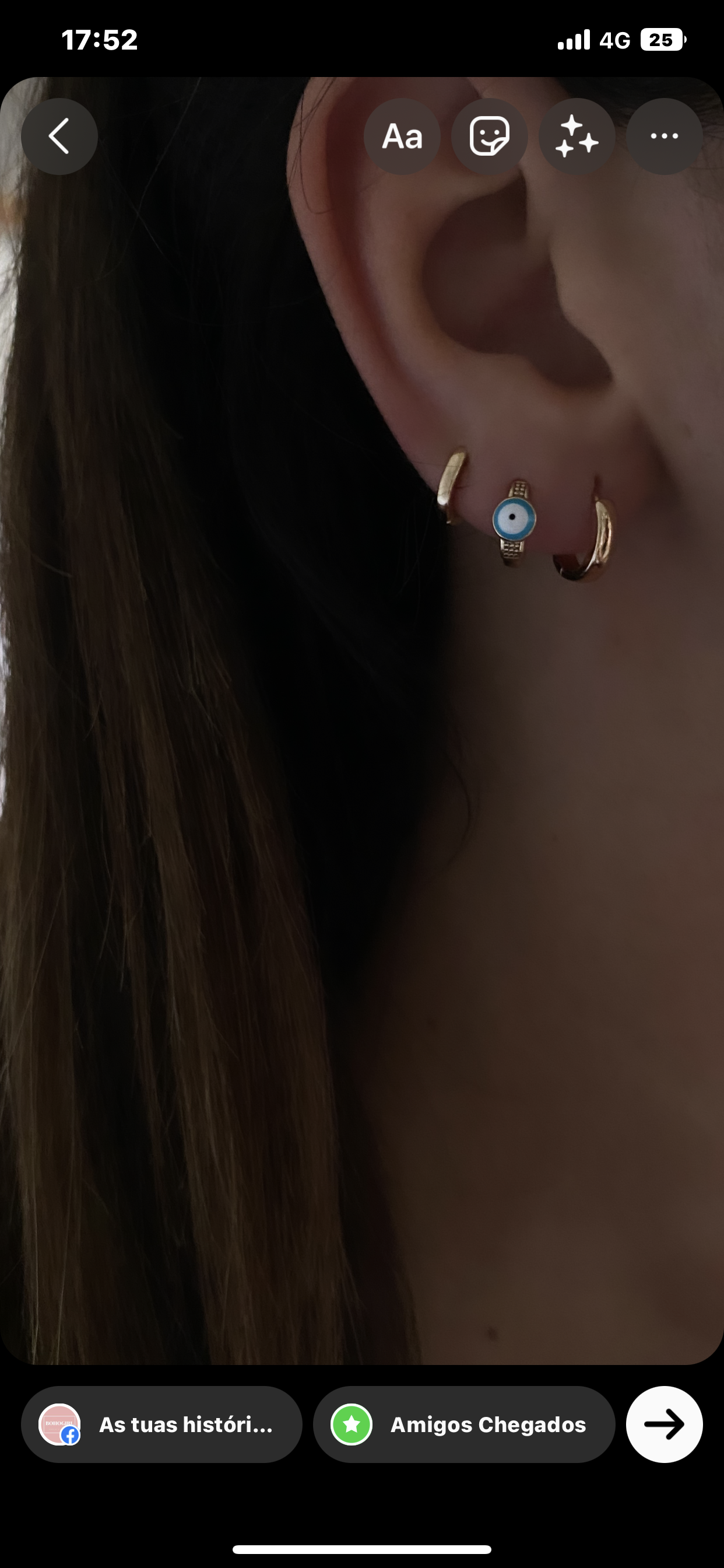 Mini mini argolas lisa