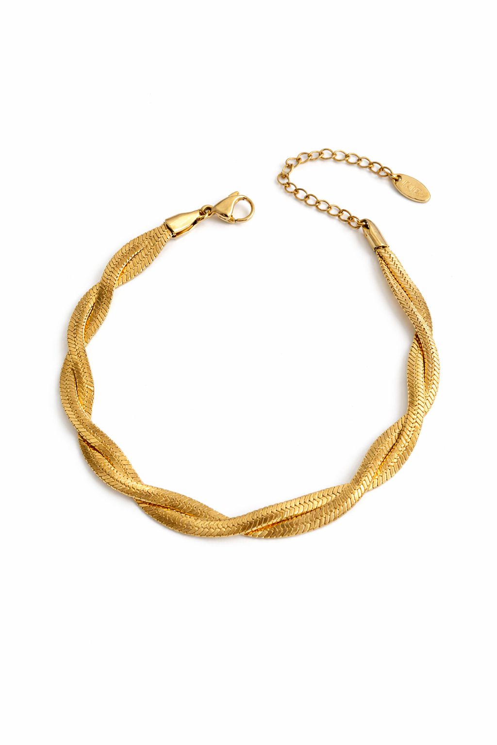 Pulseira malha 2 entrelaçado