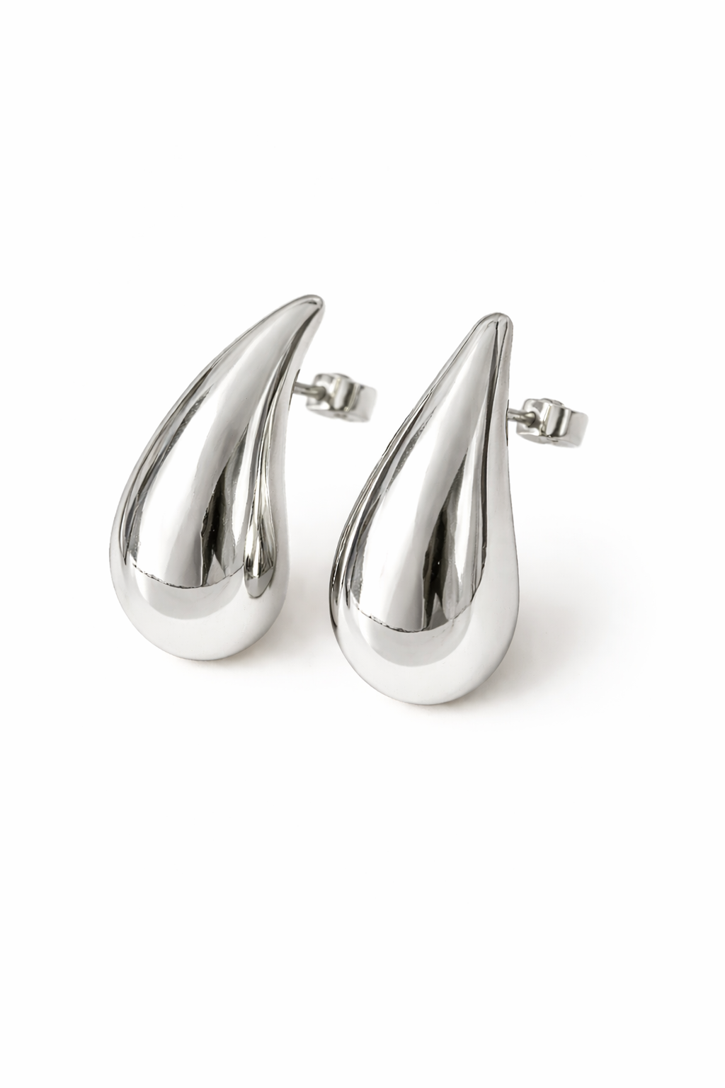 Brincos dourados gota