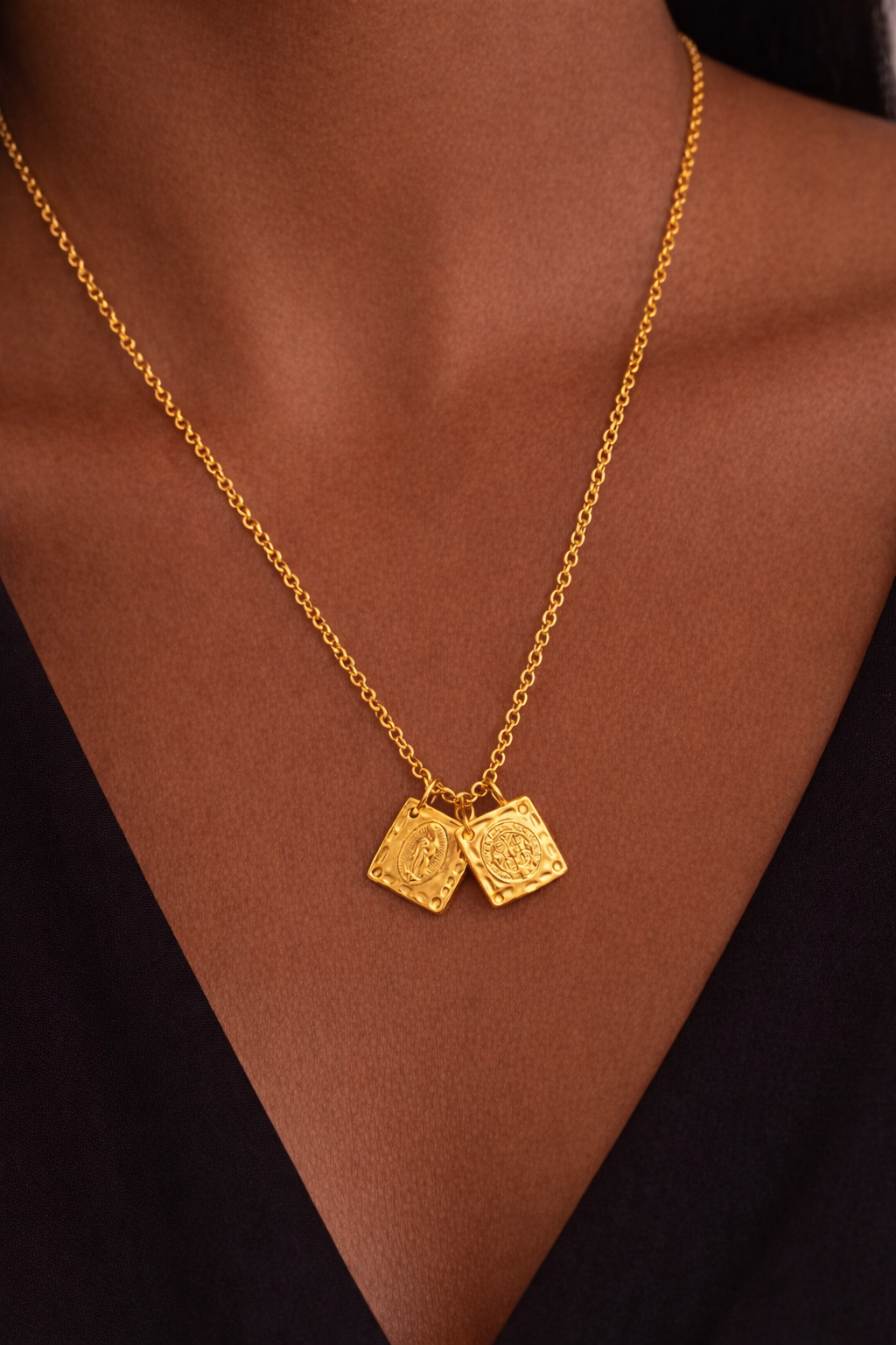 Colar Medalhinhas proteção