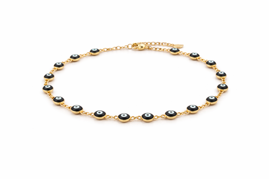 Pulseira olhinhos pretos